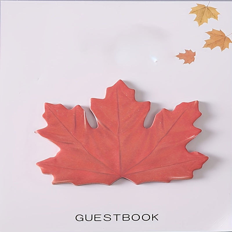 30 Sheets N Times Sticky Leaves Notes, Unisex Message Paper Strips
