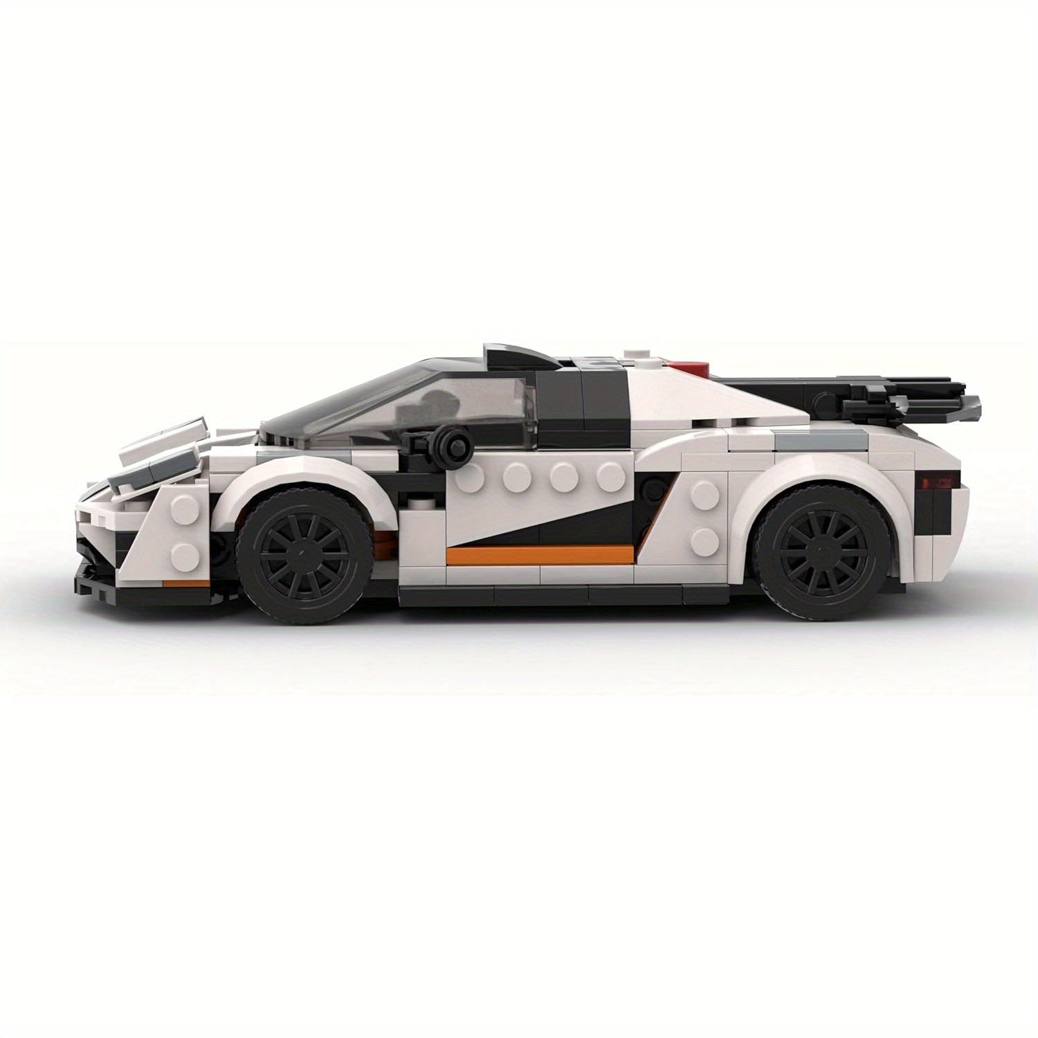 MOC Sports Car Building Kit ABS Plastic Racing Car Model Blocks Set