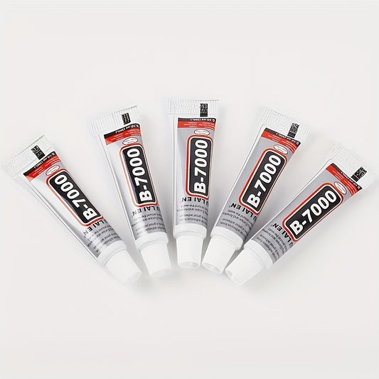 5pcs 3ml Clear Adhesive Glue for Crafts, Jewelry, Beads - Strong & Versatile