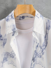 Abstract Pattern Casual Short Sleeve Shirt Men's Hawaiian Shirt