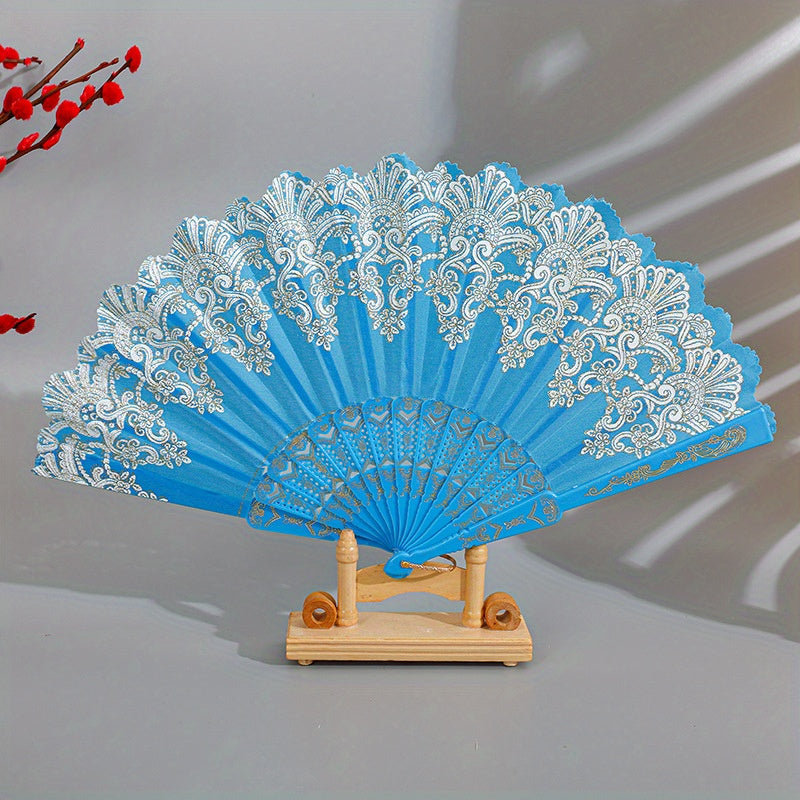 Antique Folding Fan 17 78 Cm For Women Girls Men