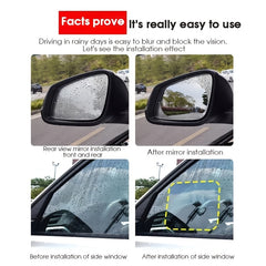 Car Rain Film Anti-glare Rearview Mirror PET Film