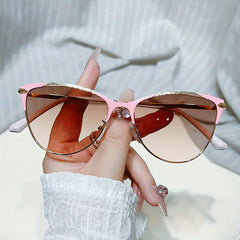 Retro Cat Eye Sunglasses for Women Men UV400 Sun Shades