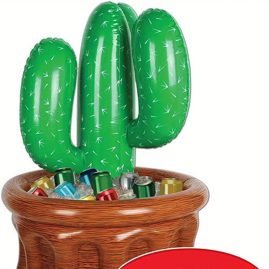 Inflatable Cactus Cooler - Keep Your Drinks Cold at Pool Party