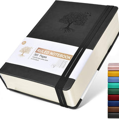 365-Page Journal Notebook Leather Hardcover for Daily Work and Writing