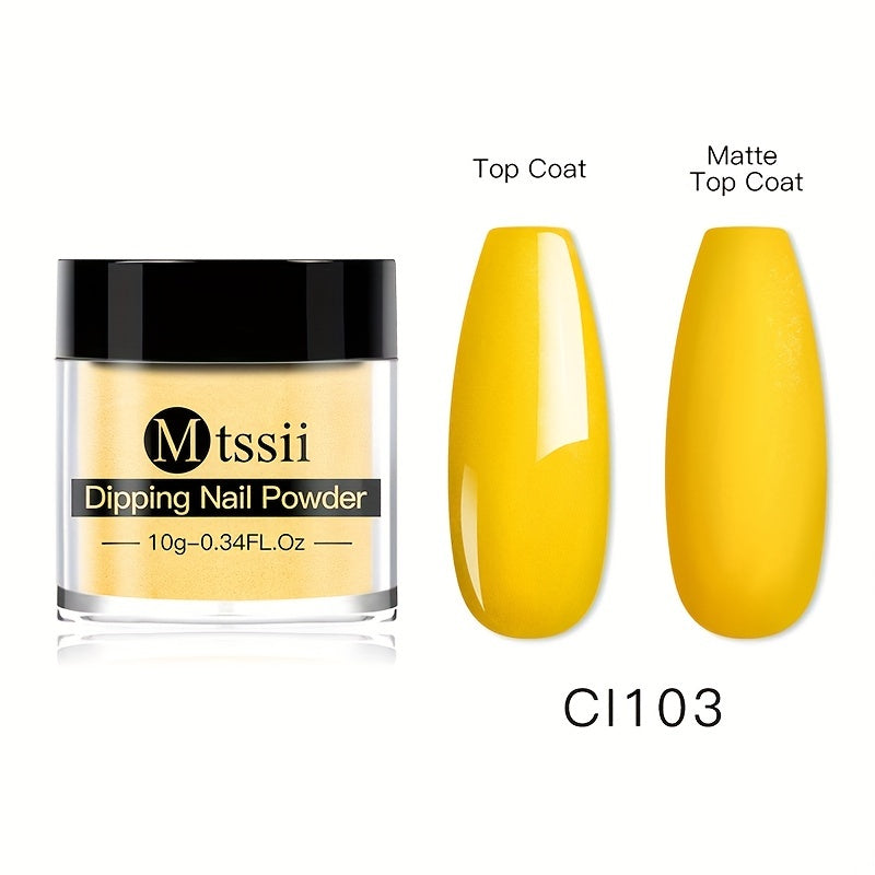 Dipping Powder 12 Colors Dip Nail Powder Kits Glossy Professional Set