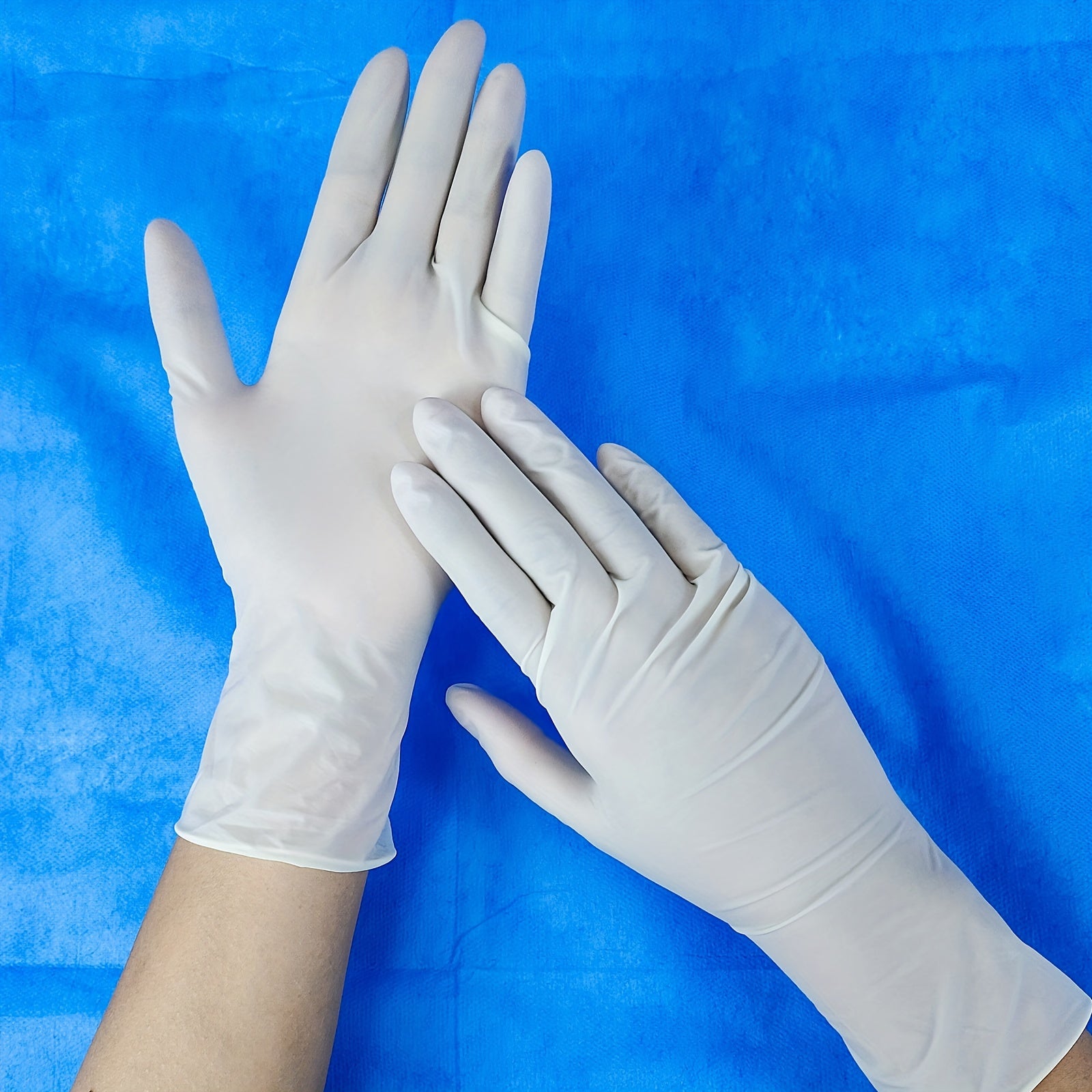 5mil 100pcs Disposable Latex Gloves Powder