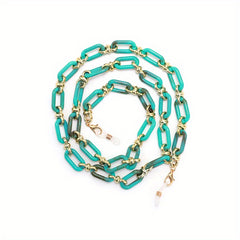 Y2K Acrylic Glasses Chain Jelly Block Anti Slip Sunglasses Lanyard