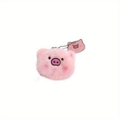 Cute Mini Pig Head Plush Cartoon Toy for Kids, Couples & Babies