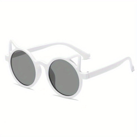 Cat Ear Round Sunglasses UV Protection for Kids