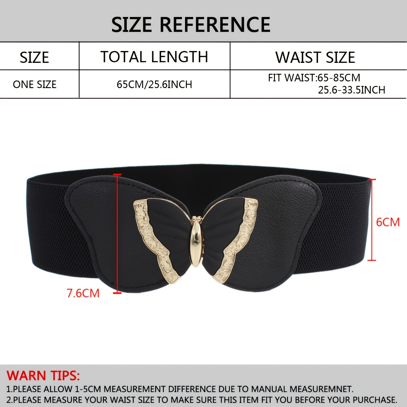 Metal Decoration Wide Belt Waist Elastic Belt With Skirt