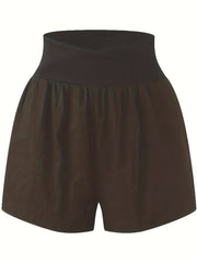 Women's High Rise Fitness Shorts