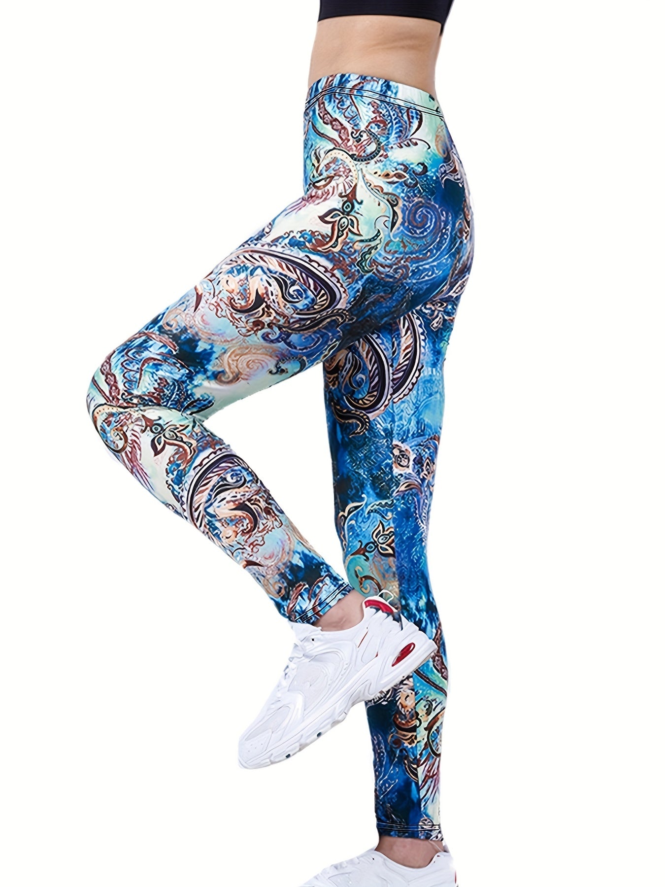Vintage Hollow Ghost Print Comfortable Pants