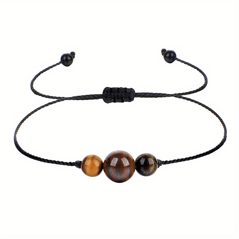 Colorful Energy Stone Yoga Crystal Stone Beaded Bracelet Chakra Amethyst Garnet
