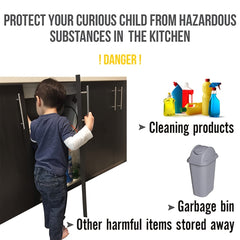 Hidden Child Safety Spring Lock Full Latch Cabinet Lock