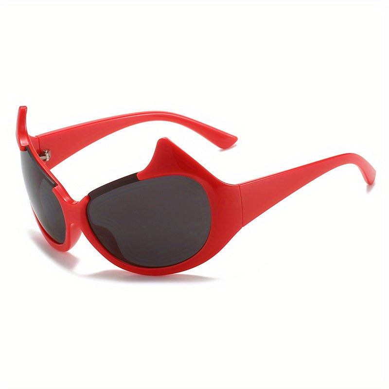 Y2K Cartoon Demon Sunglasses UV400