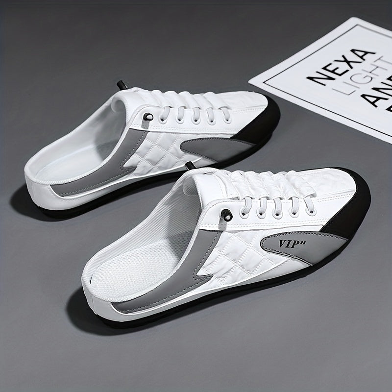 Men's Breathable Slip On Mules Lightweight Comfy Shoes
