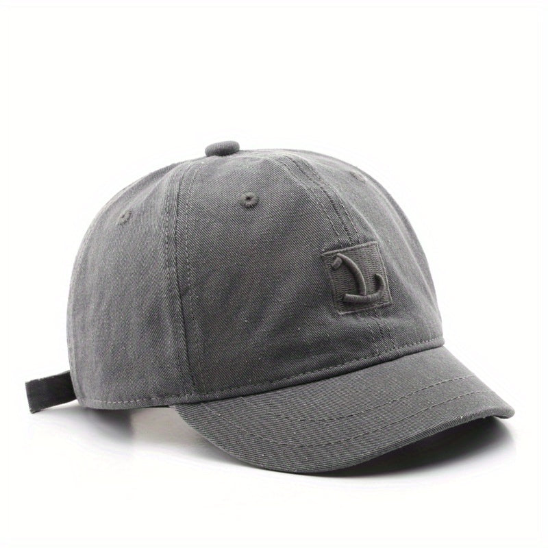 Embroidery Baseball Cap Solid Cotton Couple Dad Hat Lightweight