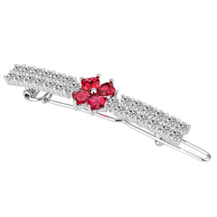 Flower Zircon Hair Clip Side Clip Bangs Clip Head Jewelry Hair Accessories