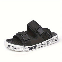 Men's Adjustable Buckle Sandals Non Slip Comfy Open Toe Shoes