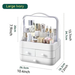 Large Capacity Makeup Organizer with Storage Drawers
