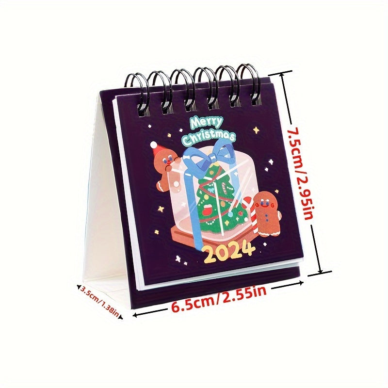 Mini Desk Calendar Student Cartoon Ornament Small Desk Calendar