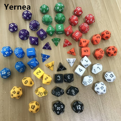 7 Pack Double Sided Dice Set for RPG & Entertainment Games