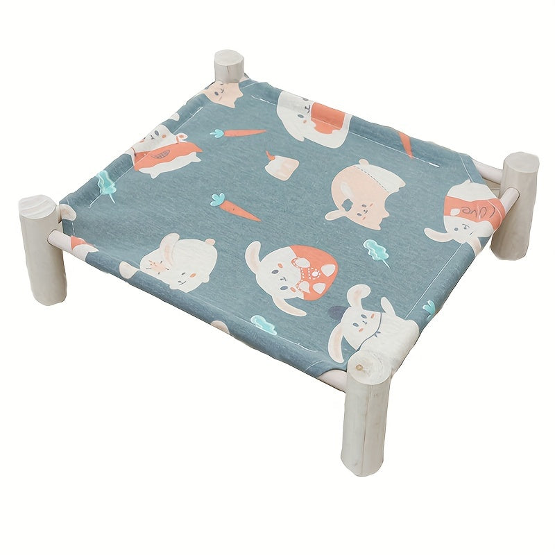 Cats Hammock Elevated Cat Bed Puppy Removable Bed