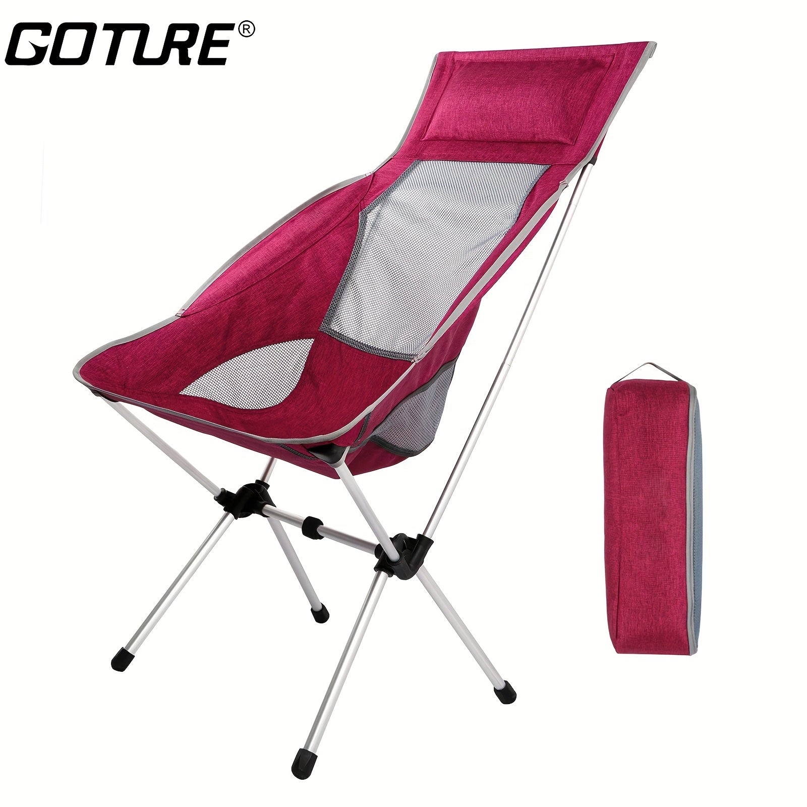 Portable Folding Moon Chair for Outdoor Camping Fishing Beach