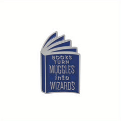 Cartoon Alloy Hedgehog School Book Reading Creative Pin