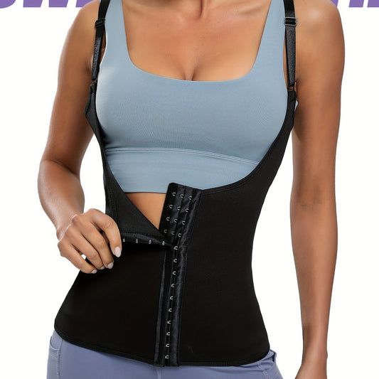 Women's Sleeveless Sauna Suit for Weight Loss and Tummy Control