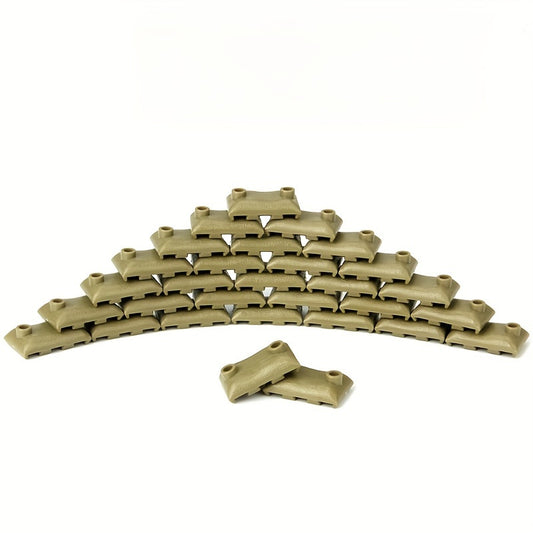 60pcs Military Sandbag Building Blocks Set in Army Green Grey