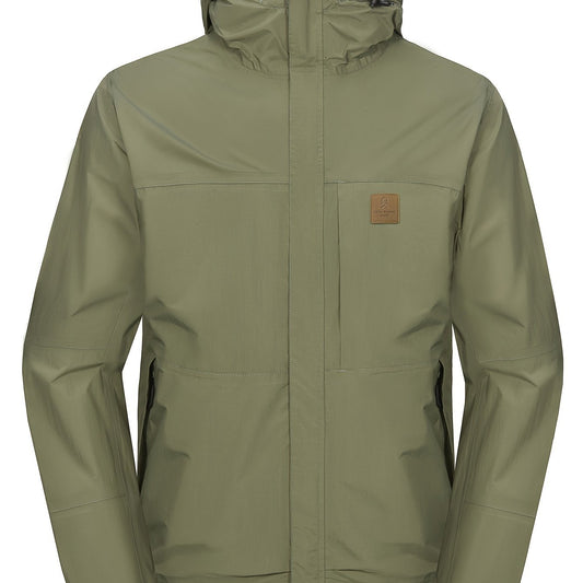 Men's Lightweight Hooded Waterproof Jacket for Outdoor Activities