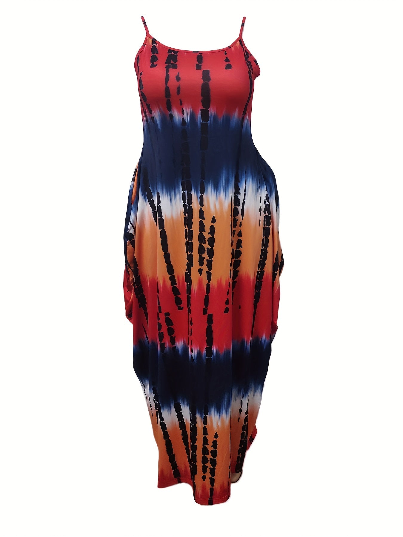  Tie Dye Maxi Cami Dress