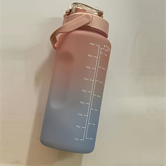 Gradient Water Bottle 26oz Sports Cup Portable Drinkware for Outdoor Activities
