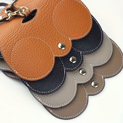 Lychee Embossed Glasses Cover PU Leather Sunglasses Reading Glasses Bag