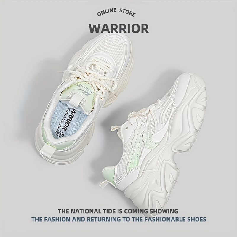 Chunky Platform Sneakers for Women Lace up Running Shoes