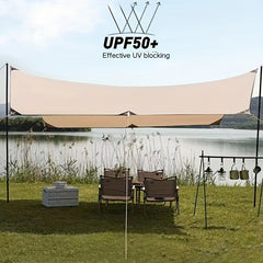 Portable Multifunctional Camping Trip Awning Waterproof Cloth Awning
