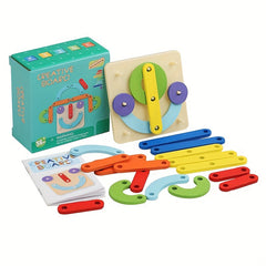 Alphabet & Number Building Blocks Toy Set