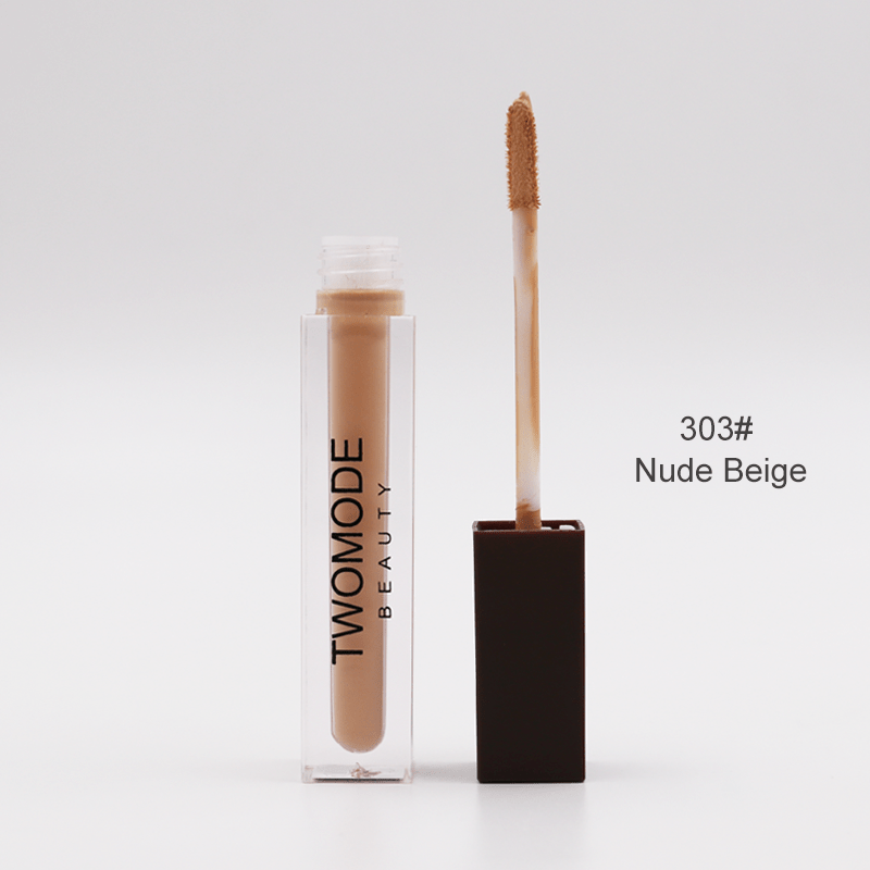 TWOMODE Liquid Concealer Waterproof Long Lasting Flawless Coverage Natural