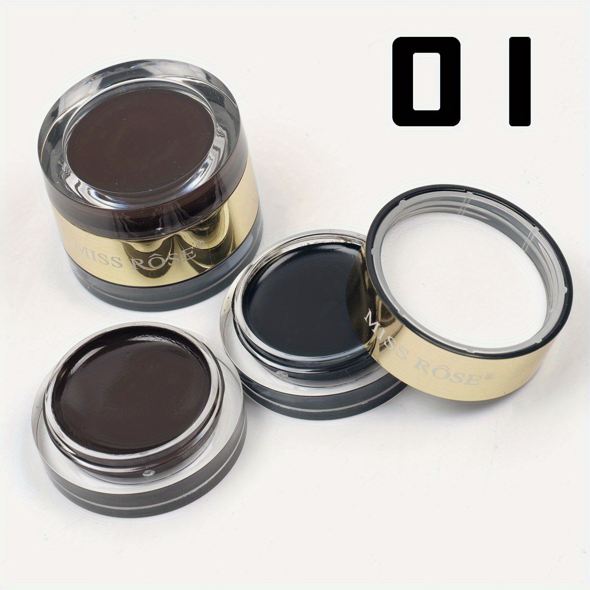 2-in-1 Gel Eyeliner & Eyebrow Cream, Waterproof, Long Lasting