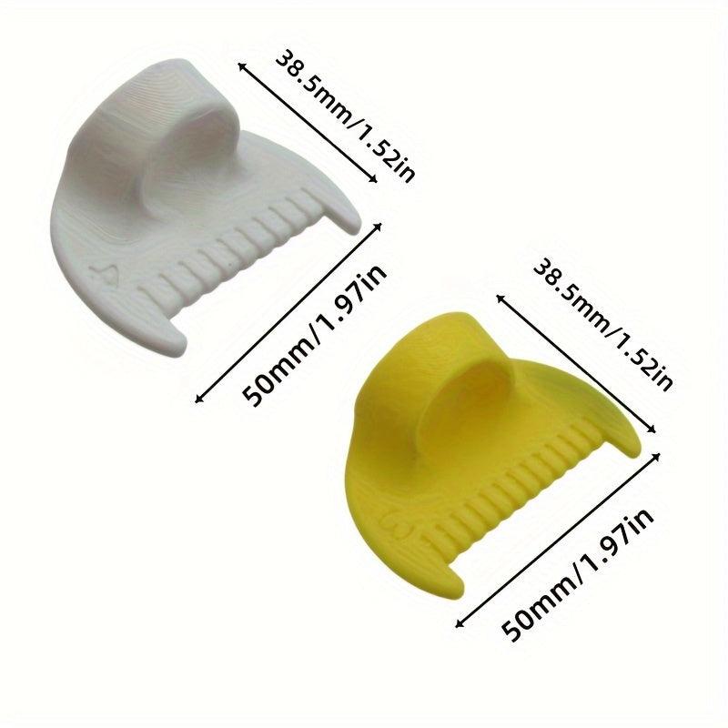 2pcs Sewing Kit Plastic Edge Stitch Lock and Knitting Tool Spacing 4mm 3mm