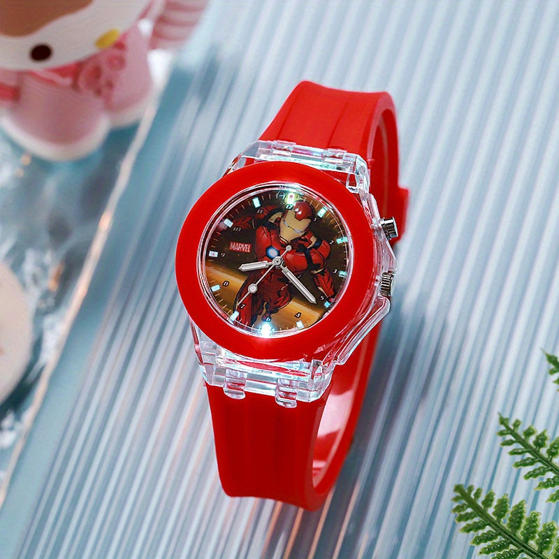Silicone Quartz Watch with Luminous Display for Women