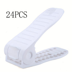 Adjustable Double Layer Shoe Storage Rack Organizer