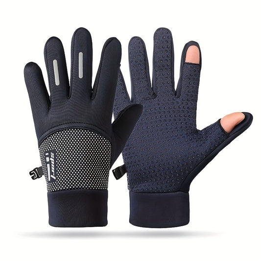Anti Slip Cycling Gloves Windproof Waterproof Touch Screen Gloves