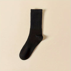 10 Pairs Durable Solid Socks Women's Stockings