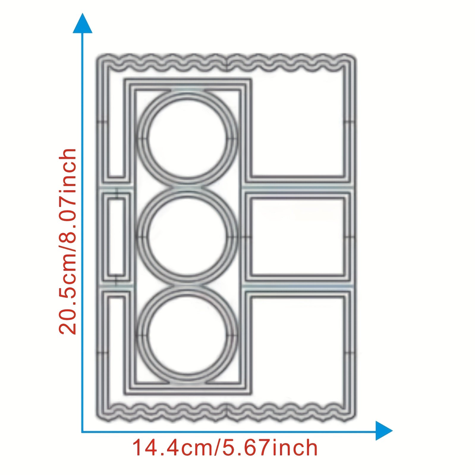 1pc Metal Cutting Mould Frame Templates for Card Making Scrapbooking DIY