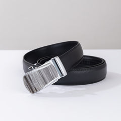 Men's PU Leather Belt with Automatic Buckle