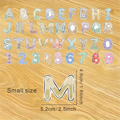 36pcs Cartoon Letter Stickers for Cup Notebook Phone Furniture Travel Cases