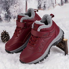 Non slip Thickened Medium Tube Snow Boots Versatile Wear Resistant Warm Shoes